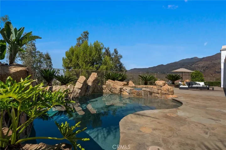 Custom Pool with built-in Water Slide!