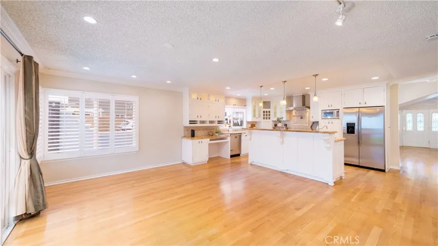 Kitchen Opens To Family Room