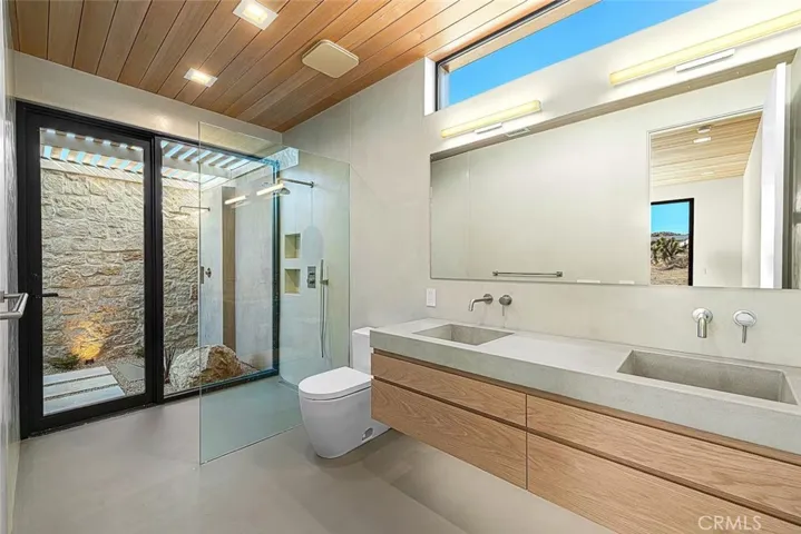 Primary Indoor Outdoor Bathroom