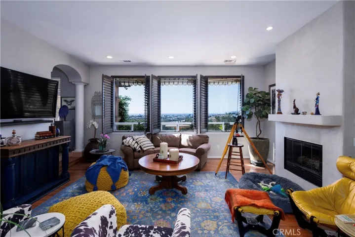 Step down living room