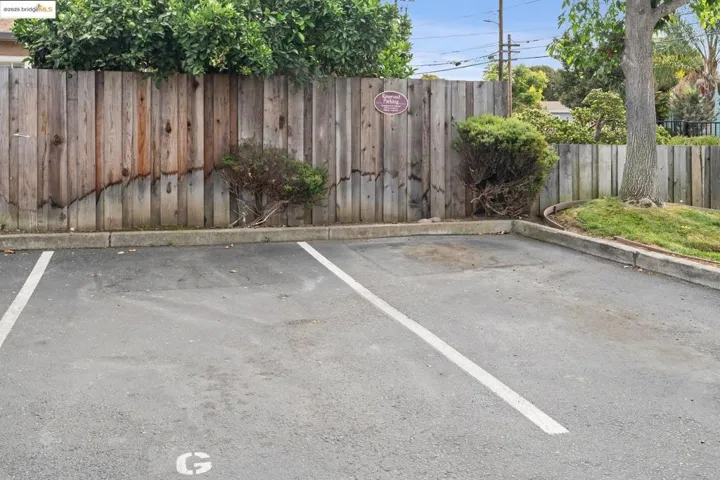 View of uncovered parking lot