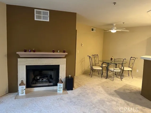 Gas Fireplace.