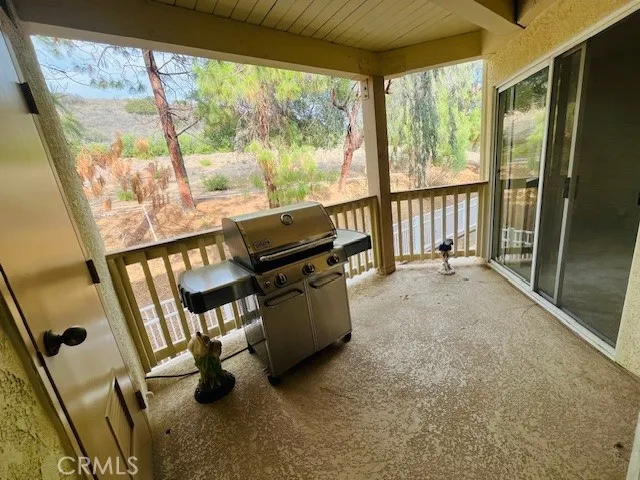 Patio View of the mountain. Not parking view.