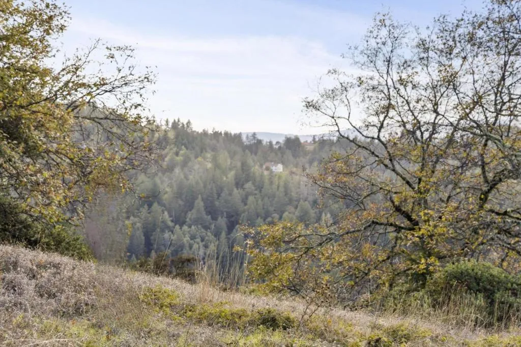 View to the left-two beautiful estates are visible in the distance