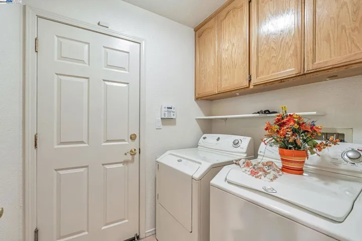 downstairs laundry room