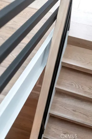 Floating White Oak Stairs