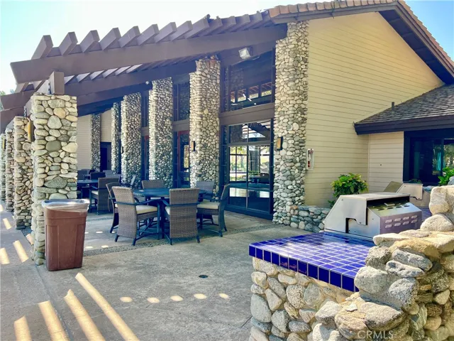 Community Center BBQ and dining area