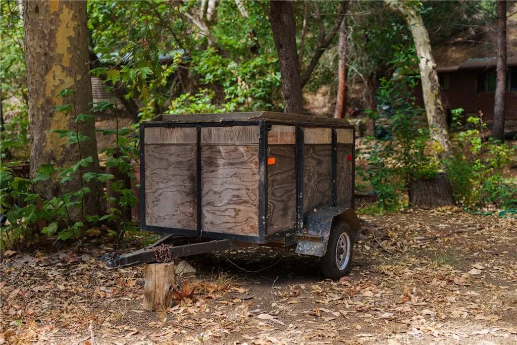 Utility Trailer comes with property.