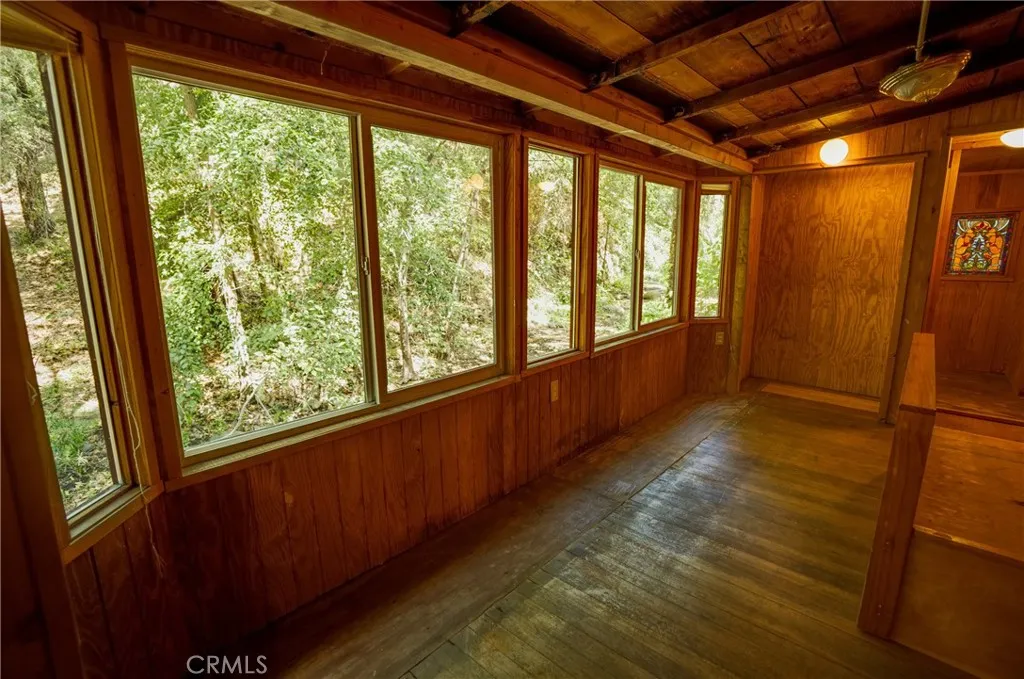 Primary bedroom view to creek