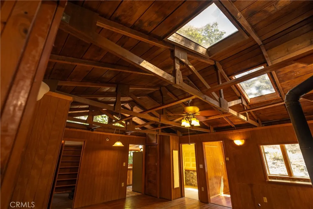 Skylights in great room