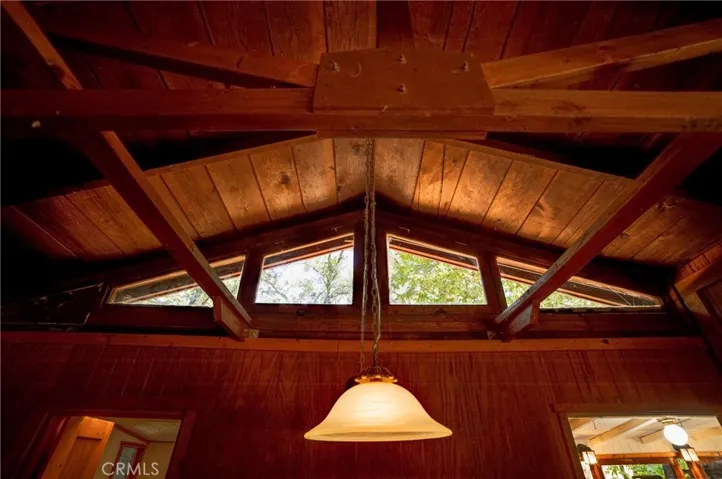Clerestory window in great room.