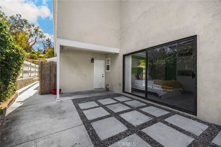 side yard - side entrance