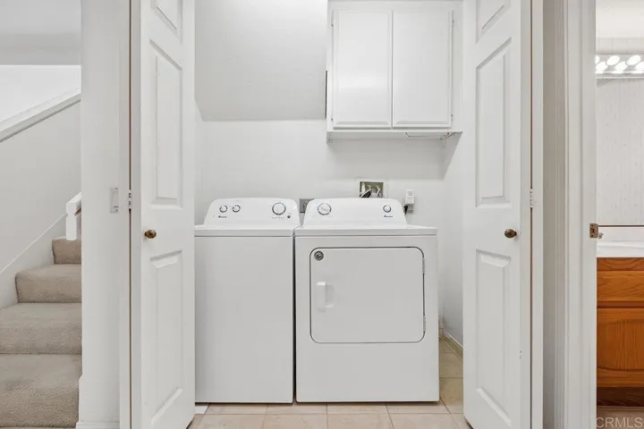 Laundry closet