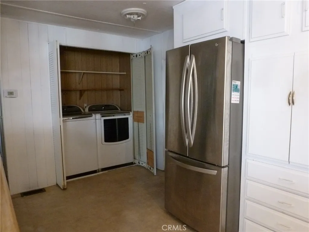Laundry in kitchen