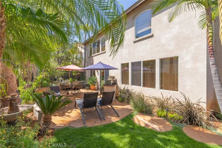 A private outdoor space with plenty of shade


