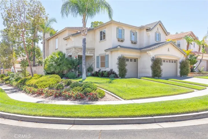 Situated on a corner lot