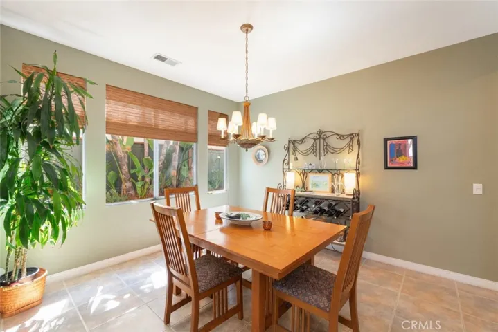 Located just off kitchen and formal living room