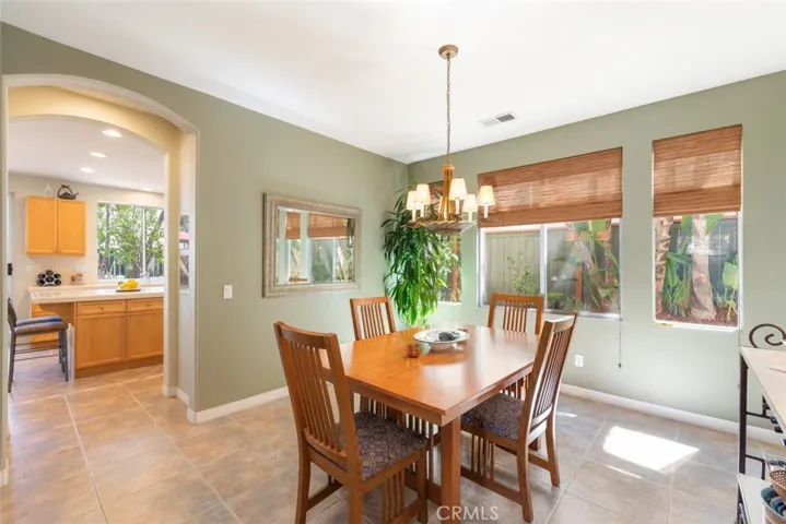 Formal dining space