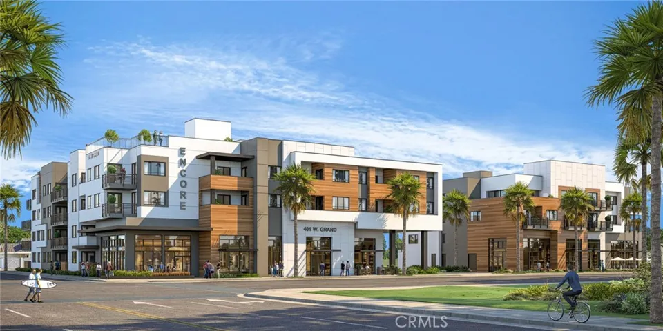 Encore exterior rendering. Images shown are artist rendering and not of actual unit. Final finishes may vary.