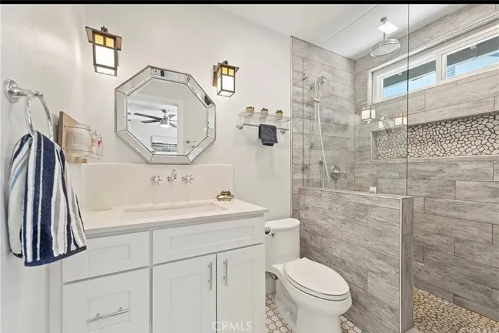 Well styled and remodeled bath