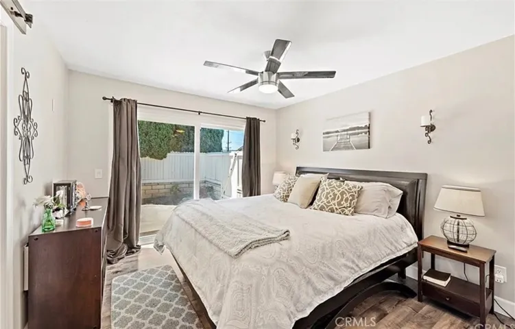 Primary Bedroom leads to patio area and Primary Bathroom