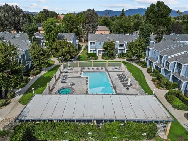 Secondary Angled Bird's eye View of Pool area