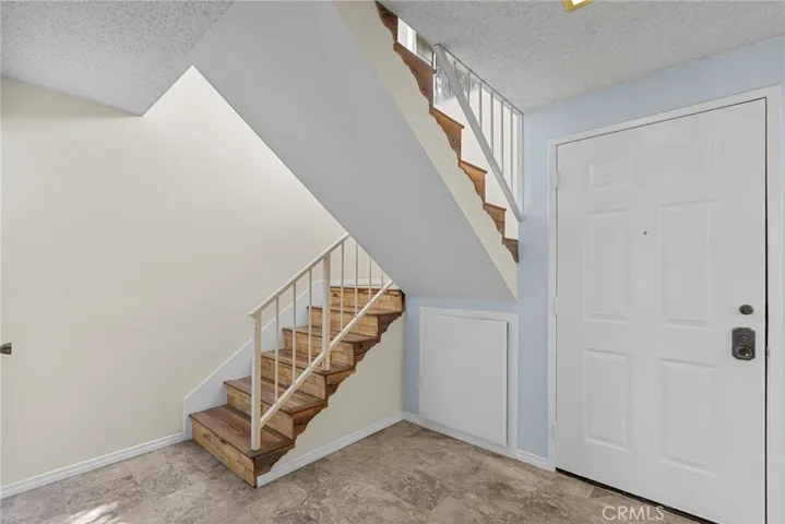 Front entry door and Staircase