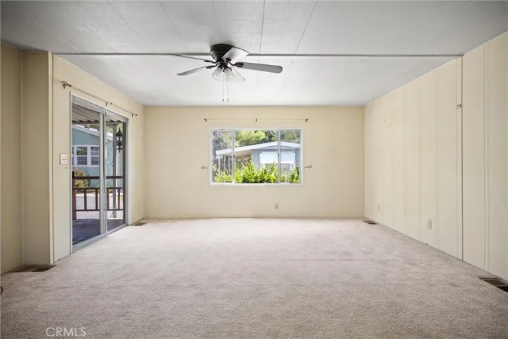 family room slider open to front deck
