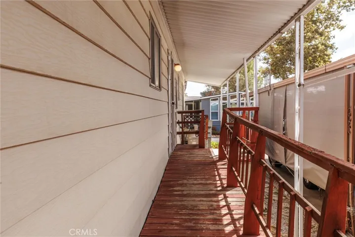 side entrance off carport area
