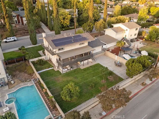 Drone view of the neighbors.