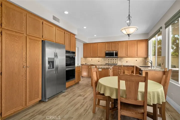 Casual dining space.