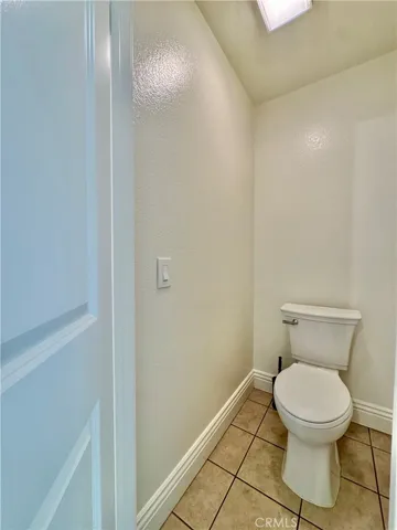 Private toilet area in primary bathroom