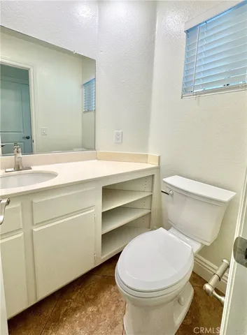 Guest bathroom located downstairs