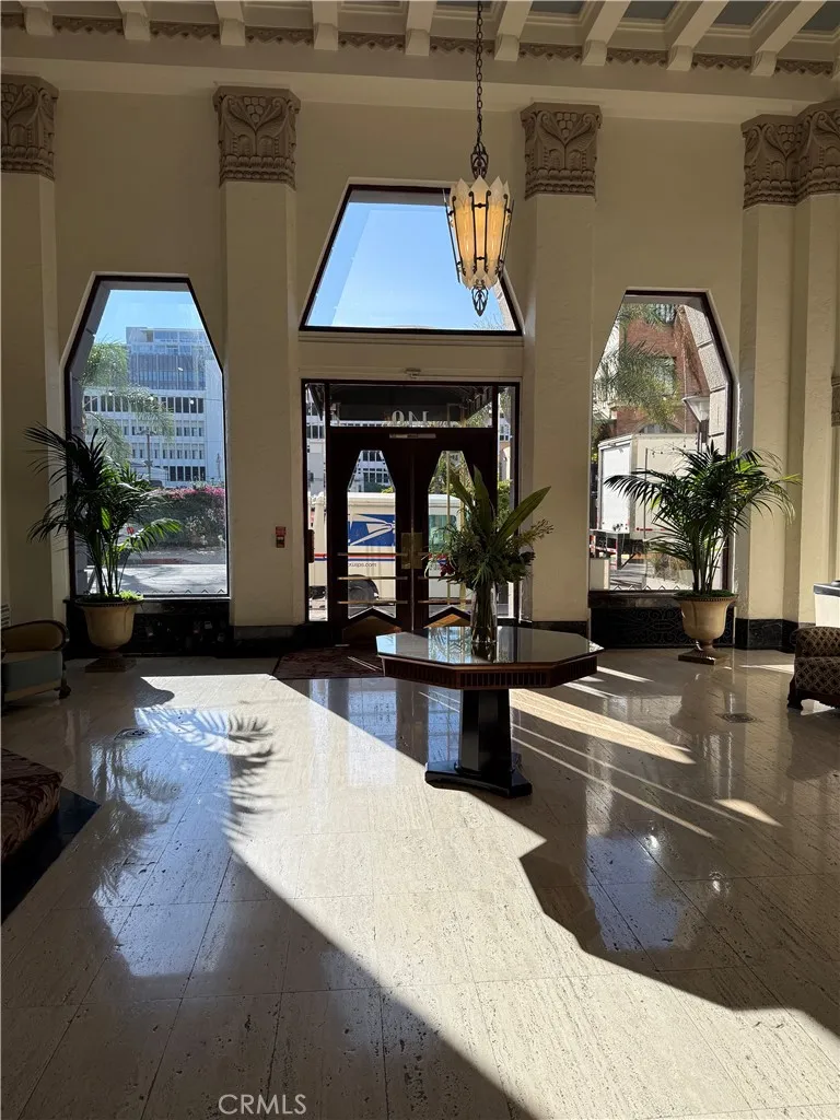 Linden Lobby (lockboxes to the left in picture