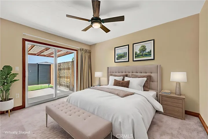 Spacious Downstairs bedroom (virtually staged)