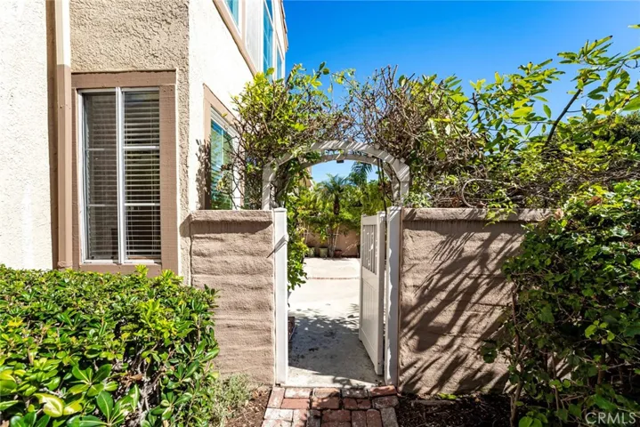 Gate leading to your patio
