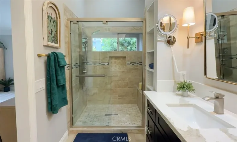 Primary bathroom shower