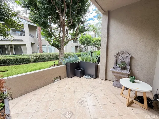 Private spacious patio