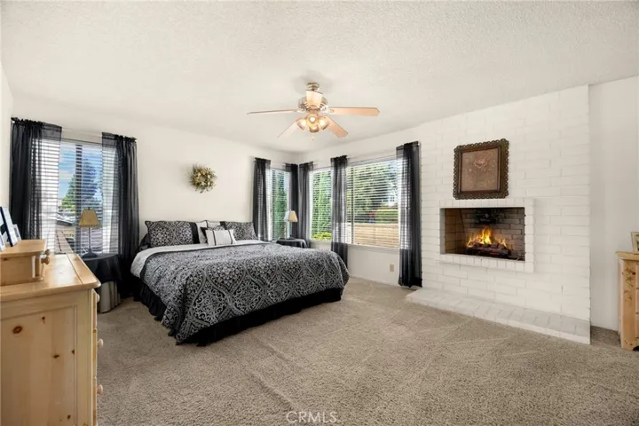 Master Bedroom with Fireplace