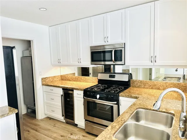 Clean, modern kitchen design with ample storage and prep space