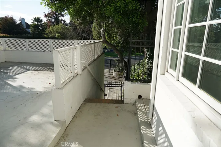 Path to Garage Area
