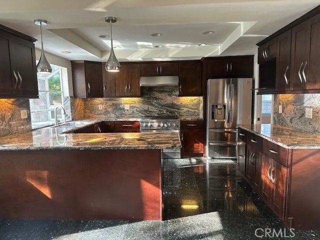 Kitchen with Granite Counters