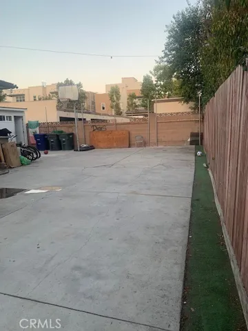 Back side driveway