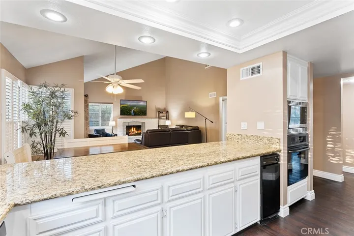 Kitchen Opens to Family Room