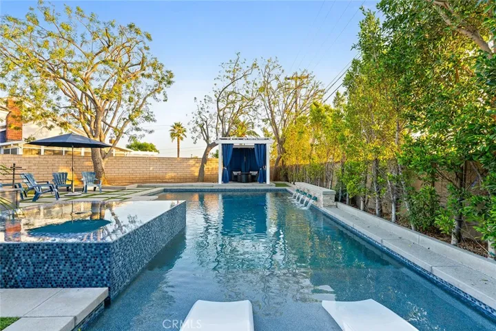 Backyard Pool and Cabana