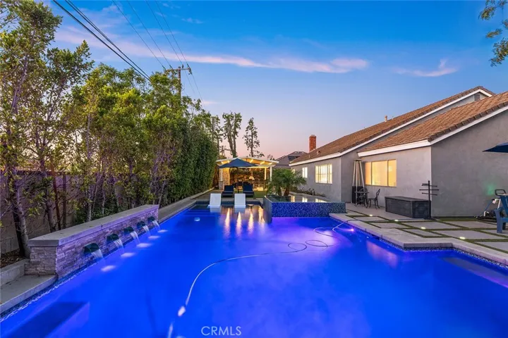 Pool with LED Lights