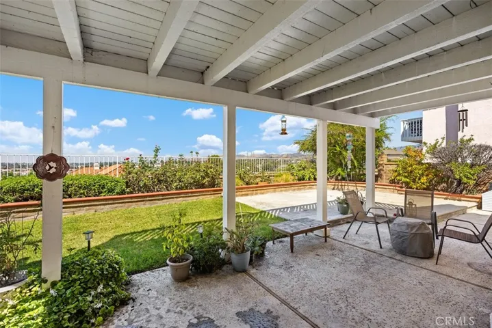 Covered patio