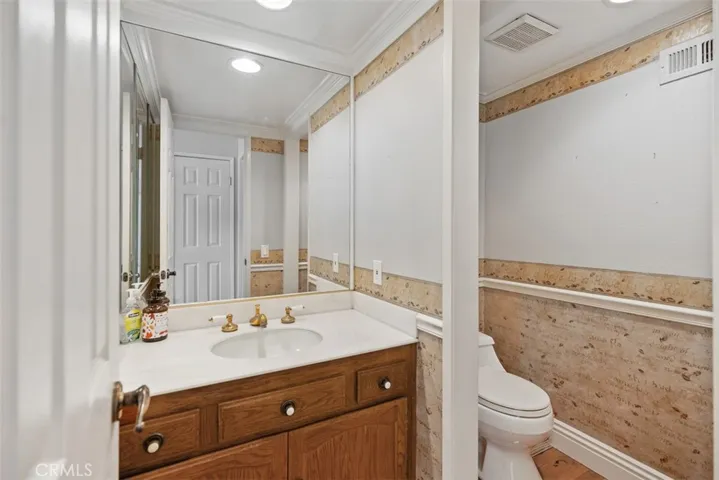 Bathroom off family room