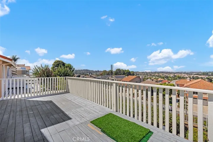 Deck view off primary bedroom