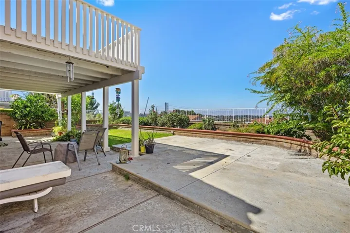 Yard and patio